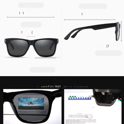 New Square Polarized Sunglasses Cat.3 CE