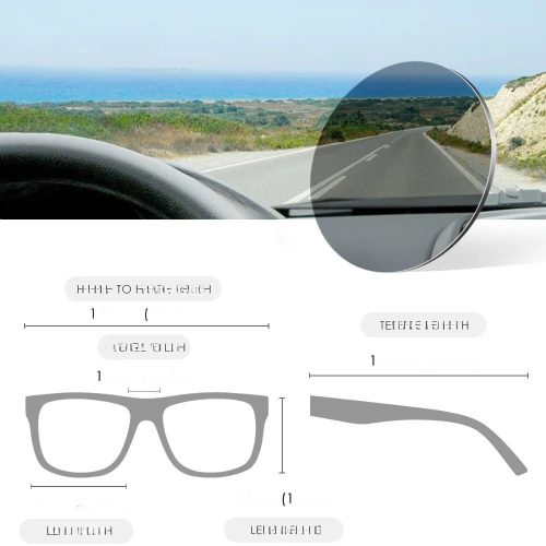 Plus Size Square Polarized Sunglasses 332PLUS