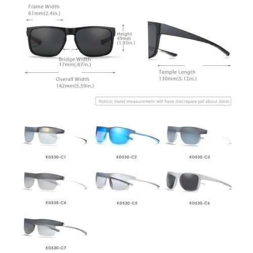 Photochromic Square Sunglasses