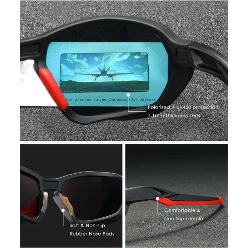 Men's Polarized TR90 Biking Sunglasses