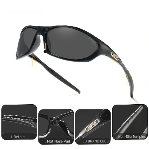 Night Vision Cycling Sunglasses TR90 Cat.3