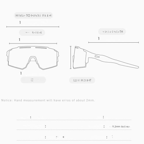 2024 Cycling Sunglasses TR90 Polarized Lens